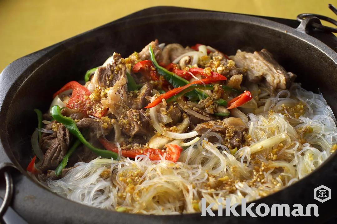Korean Barbecued Beef with Glass Noodles