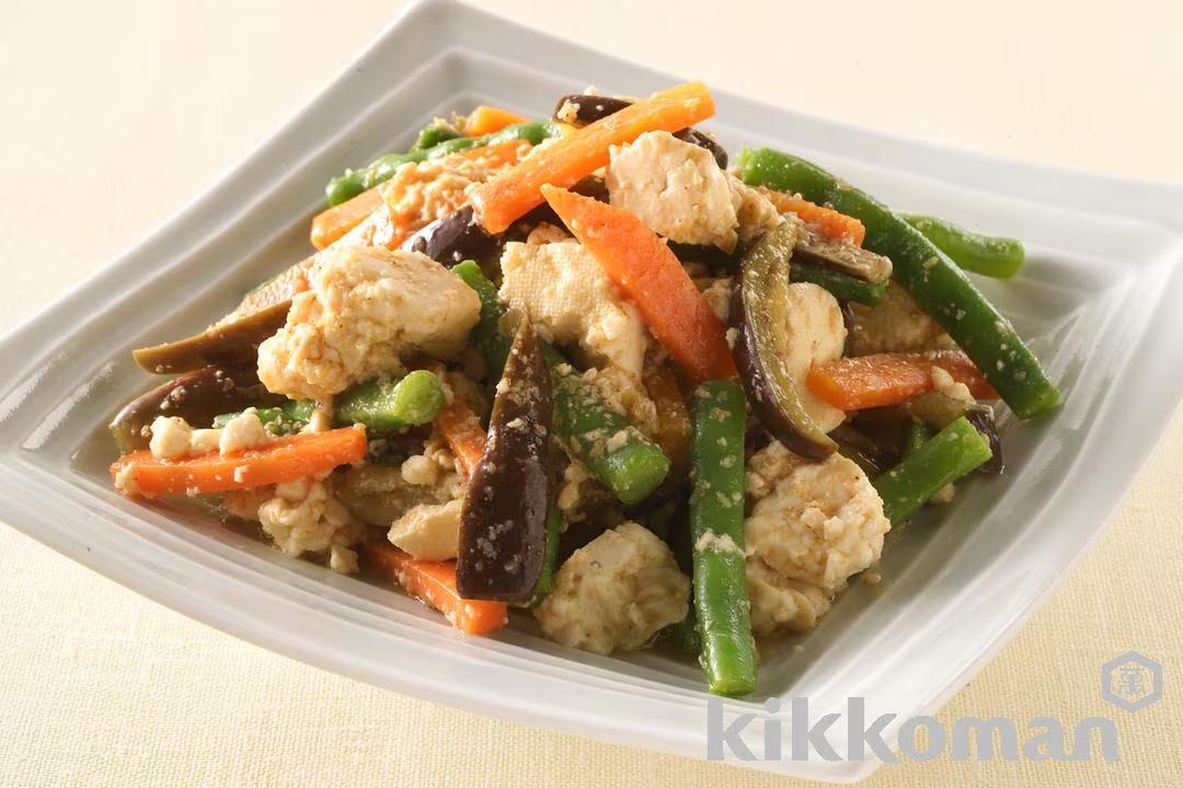 Boiled Vegetable and Tofu Salad