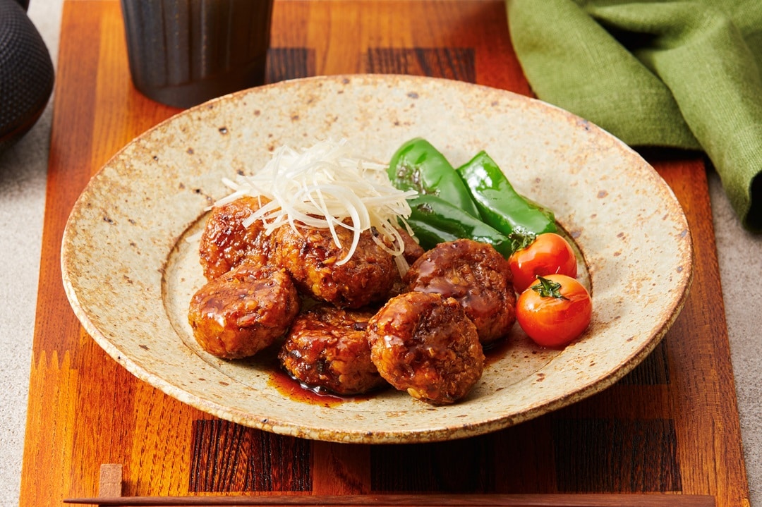Vegan Teriyaki Meatballs